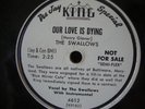 The Swallows Our Love Is Dying Laugh Though Want to Cry rare King doo-wop 78rpm