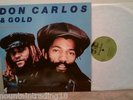 DON CARLOS & GOLD Never Run Away / original UK release NEW 33 RPM Lp REGGAE