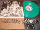 TOXIC HOLOCAUST - CONJURE AND COMMAND LP Only 150 Made Green Vinyl Stencil Set