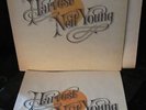 RARE 1972 PROMO NEIL YOUNG   HARVEST + LYRICS Buffalo Springfield HEART OF GOLD