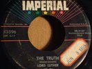 New Breed R&B / Lord Luther - A Thinkin' Man's Girl b/w The Truth / Imperial '59