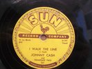 JOHNNY CASH / SUN RECORDS / I WALK THE LINE / FANTASTIC COUNTRY 78 / GOOD COPY