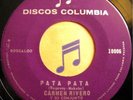 * CARMEN RIVERO Pata Pata CRAZY RARE LATIN SOUL BOOGALOO Discos Columbia 45 Hear