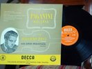 DECCA MONO LXT 2808 FFRR PAGANINI RECITAL RUGGIERO RICCI & LOUIS PERSINGER NM UK