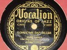 JESSE JAMES   SOUTHERN CASEY JONES   LONESOME DAY   RARE UK 78 RPM BLUES RECORD