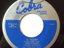 R&B 45 HAROLD BURRAGE-COBRA-SHE KNOCKS ME OUT /A HEART