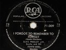 RARE-ELVIS-SA RCA-78-MYSTERY TRAIN/I FORGOT TO REMEMBER TO FORGET
