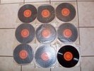 SEEBURG MUSIC LIBRARY  BASIC 16 2/3 SPEED 9IN. RECORDS 35 TOTAL VERY NICE N/R
