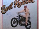 EVEL KNIEVEL SIGNED RECORD ALBUM LP HARLEY DAVIDSON XR-750 XR750 AUTOGRAPHED