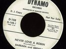 Barbara & Brenda Never Love a Robin DYNAMO records Northern Club Soul DJ promo