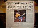 LP: Howlin' Wolf  Live 1975 sehr rar Wolf Records Pr.Nr.120000