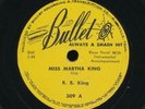 pc78- Blues-Bullet 309-B.B. King   First recording  RARE