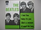 ? THE BEATLES - I FEEL FINE...ODEON EP DÄNEMARK VG+