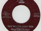 70s MODERN NORTHERN SOUL MARVIN HOLMES YOU BETTER KEEP HER BROWN DOOR STYRENE