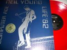 Neil Young Computer Age Rare Red Vinyl LP Featuring Nils Lofgren Dortmund Oct 82