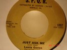 * NORTHERN SOUL 45  LENIS GUESS -JUST ASK ME / WORKING FOR MY BABY on S.P.Q.R
