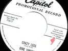 GENE VINCENT Crazy Legs 45 on CAPITOL Rockabilly HEAR