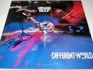 URIAH HEEP Different World - Vinyl LP Bernie Shaw Lee Kerslake Mick Box / SIGNED