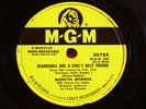 MARILYN MONROE 78 rpm DIAMONDS ARE A GIRL'S BEST FRIEND   MGM 30784