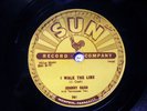 JOHNNY CASH & THE TENNESSEE TWO - I WALK THE LINE/GET RHYTHM 78 on SUN LABEL 241