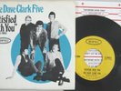 DAVE CLARK FIVE . 45 Picture Sleeve .  Satisfied With You / Don't . . EXCELLENT