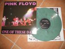 PINK FLOYD ONE OF THESE DAYS  ORIGINAL PRESS TSP LABEL SPLASH GREEN VINYL