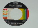 RARE THE ROVIN' FLAMES GARAGE PUNK 45 - HOW MANY TIMES