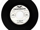 1958 Autographed JOHNNY BURNETTE Freedom Record 1st Solo I'm Restless / Kiss Me