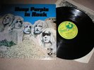 70'S PROG ROCK-DEEP PURPLE-IN ROCK-UK HARVEST 1ST ISSUE  LP  