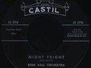 RENE HALL ORCH. Night Fright Horror Surf Killer Guitar Near Mint 45 (Castil 101)