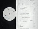 ROSE TATTOO french ORIGINAL TEST PRESSING LP 1980 with CBS PR0M0 SHEET