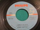 CROSSOVER 45 BOBBY HUTTON LONELY IN LOVE ON PHILIPS