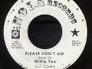 Willie Tee - Please Don't Go / My Heart Remembers - Autographed - Northern Soul