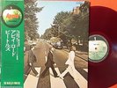 BEATLES ABBEY ROAD 1969 JAPAN 1st ISSUE RED WAX LP FOREVER OBI