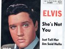 Elvis  Presley German 45 She´s not you Jahreszahlcover 1962   RCA 47- 8041