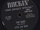 Little Sam Davis 1958 Blues 78 RARE Promo 1953