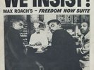 WE INSIST MAX ROACH FREEDOM NOW SUITE CJM-8002 VINYL LP EX/EX RARE