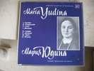 MARIA YUDINA  Complete Rec. 4Lp BOX-  RUSSIAN  Russia /  MELODIA