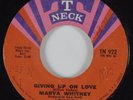Funk/Deep Soul 45 MARVA WHITNEY Giving Up On Love T-NECK HEAR