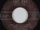 Funk/Soul 45 JAMES LEWIS FIELDS How Long Shall I Wait TOP POP HEAR