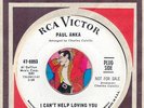 PAUL ANKA I Cant Help Loving You RARE NORTHERN SOUL PROMO DJ 45 RPM LISTEN