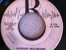 Bob Mackey-Shonuff Miss Brown. Wild Wild R&B, Rockabilly, Tittyshaker Stormer