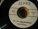 HEAR Rare Ohio Rockabilly Jimmie Williams Hey Little Dreamboat Acorn  45