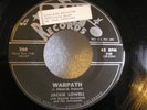 JACKIE LOWELL on Band Box Warpath / Rocket Trip Rockabilly / Country 45 from '61