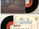 BEATLES SP JUKEBOX BOYS LOVE ME DO FRANCE SO 10108 TRES RARE FRENCH