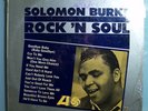SOLOMON BURKE ROCK & SOUL ULTRA-RARE ORIG '65 ATLANTIC STEREO LP wSHRINK NR MINT