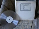 U2  UNFORGETTABLE FIRE TEST PRESSING WHITE LABEL SWEDISH CLEAR VINYL
