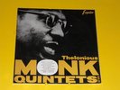 jazz LP THELONIOUS MONK quintets UK ESQUIRE clean RVG