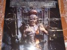 IRON MAIDEN X FACTOR 2 LP CLEAR/BLUE VINYL+BOOK COMPLETE MINT