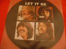 THE BEATLES LET IT BE RARE PICTURE DISC LP MINT